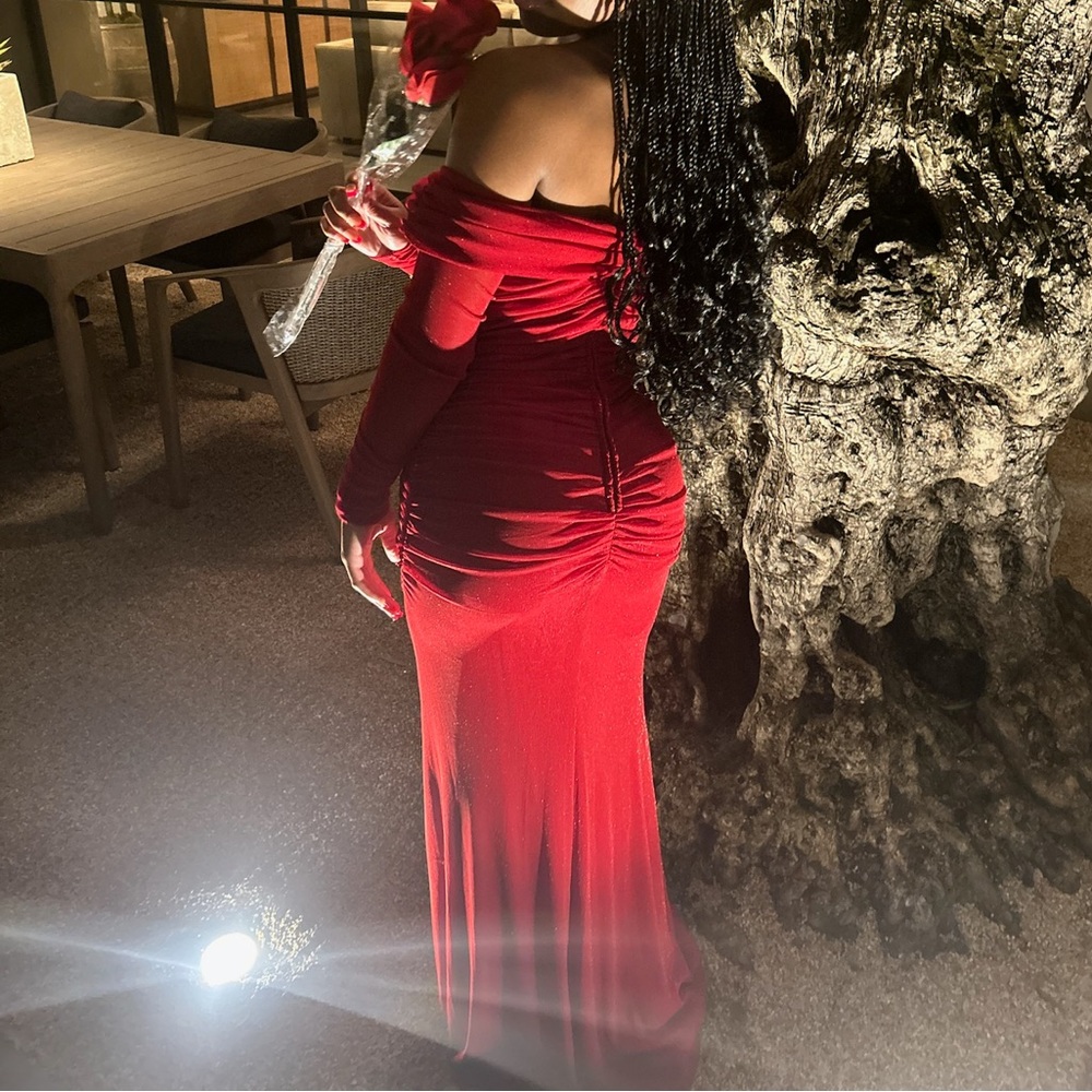 Red Macy’s Dress